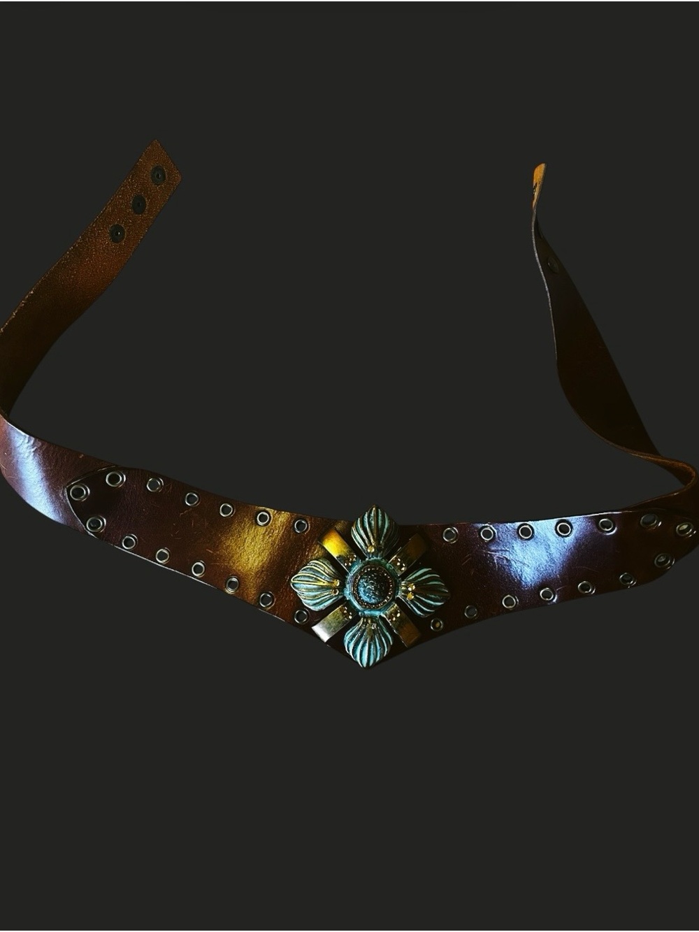 Ultra Rare Vintage BEBE Y2K Turquoise Concho Belt ✨